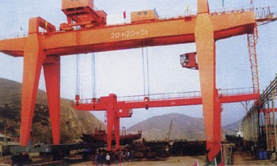 5～75/20噸雙梁A型吊鉤門式起重機(jī) 